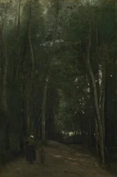 Un camino en Saint-Cloud